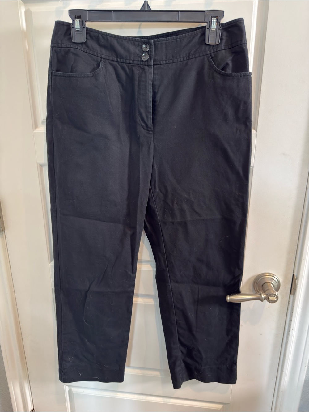 Rafaella Petite Black Pants - Sleek Everyday Trousers